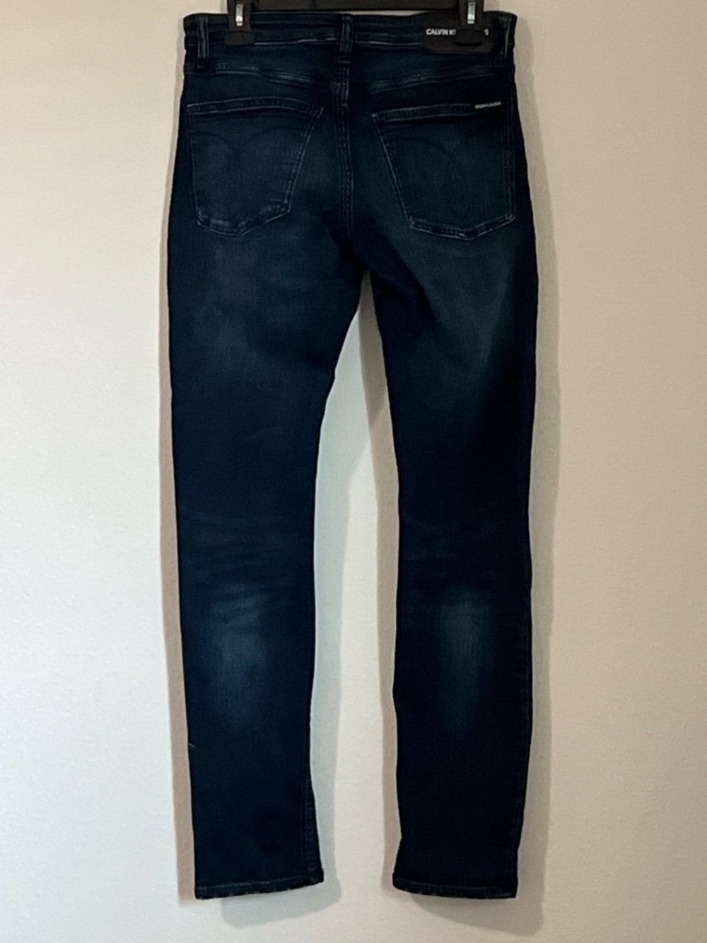 Calvin Klein Men’s Dark Wash‎ Slim Straight Jeans, Size 30 - Picture 6 of 11